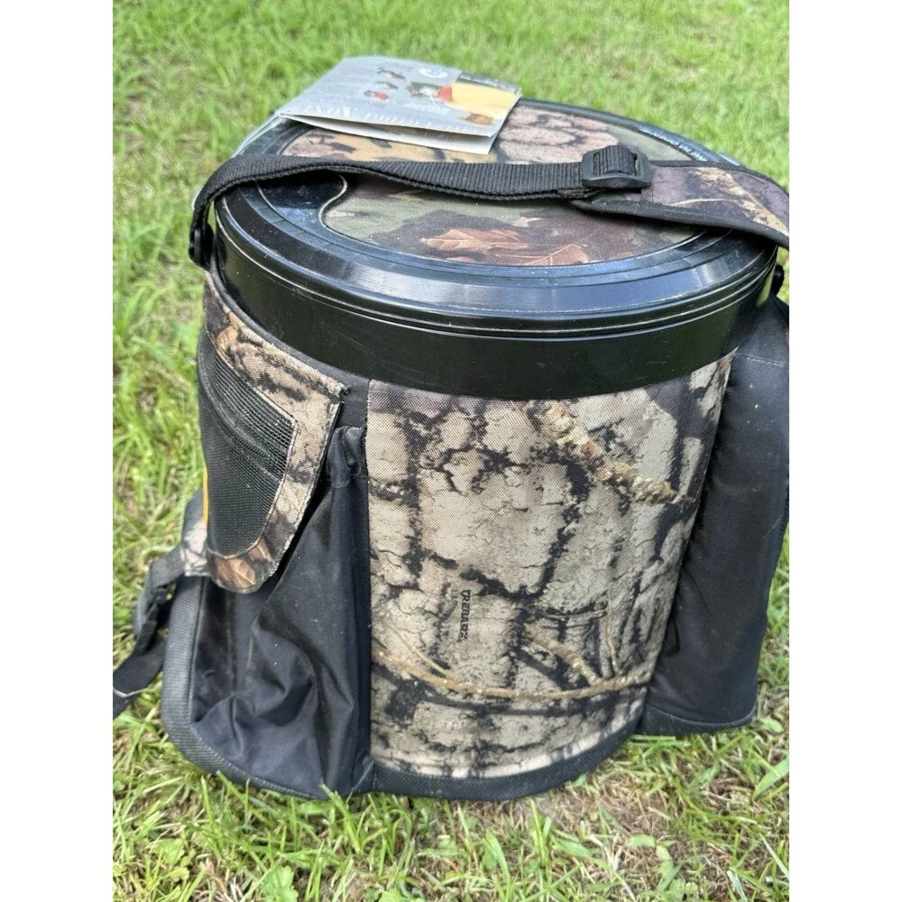 2001 The Fridge Xone Bucket Cooler Seat Outback Steakhouse William Perry Camo